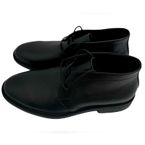 Calvin Klein Mens‎ Black Leather Chukka Boots -  Size 9.5 - New Amazon.com | Calvin Klein Men main image 2